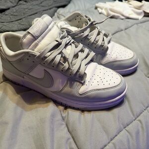 Nike Classic White and Gray Low-Tops